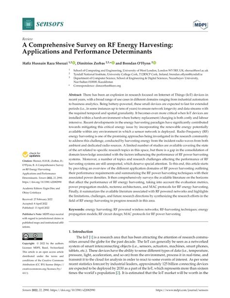 A Comprehensive Survey on RF Energy Harvesting: Applications 